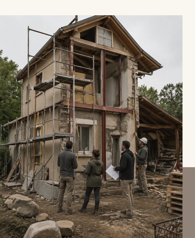 Реконструкция загородного дома под ключ в Воркуте от бюро